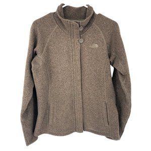 The North Face Brown Fleece Full Zip Jacket